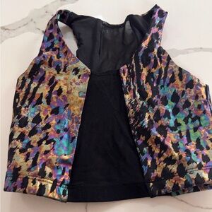 Colorful Abstract Crop Top